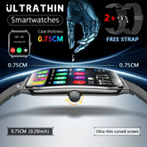 Slim AMOLED Smartwatch – 1.96” HD Display & Bluetooth Calling