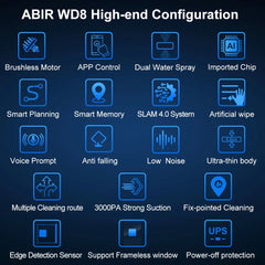 ABIR WD8 Robot Window Cleaner – Smart Glass Cleaning Robot
