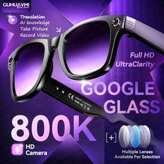 AI Smart Glasses – 8MP Camera & 100+ Language Translation