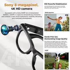 AI Smart Glasses – HD Camera & Real-Time Translation