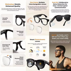 AI Smart Glasses – HD Camera & Real-Time Translation