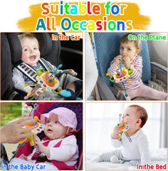 Baby Sensory Pull String Toy – Montessori Learning & Teething Toy