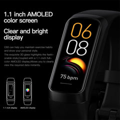 AMOLED Smartwatch – Fitness & Health Tracker