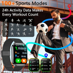 Slim AMOLED Smartwatch – 1.96” HD Display & Bluetooth Calling