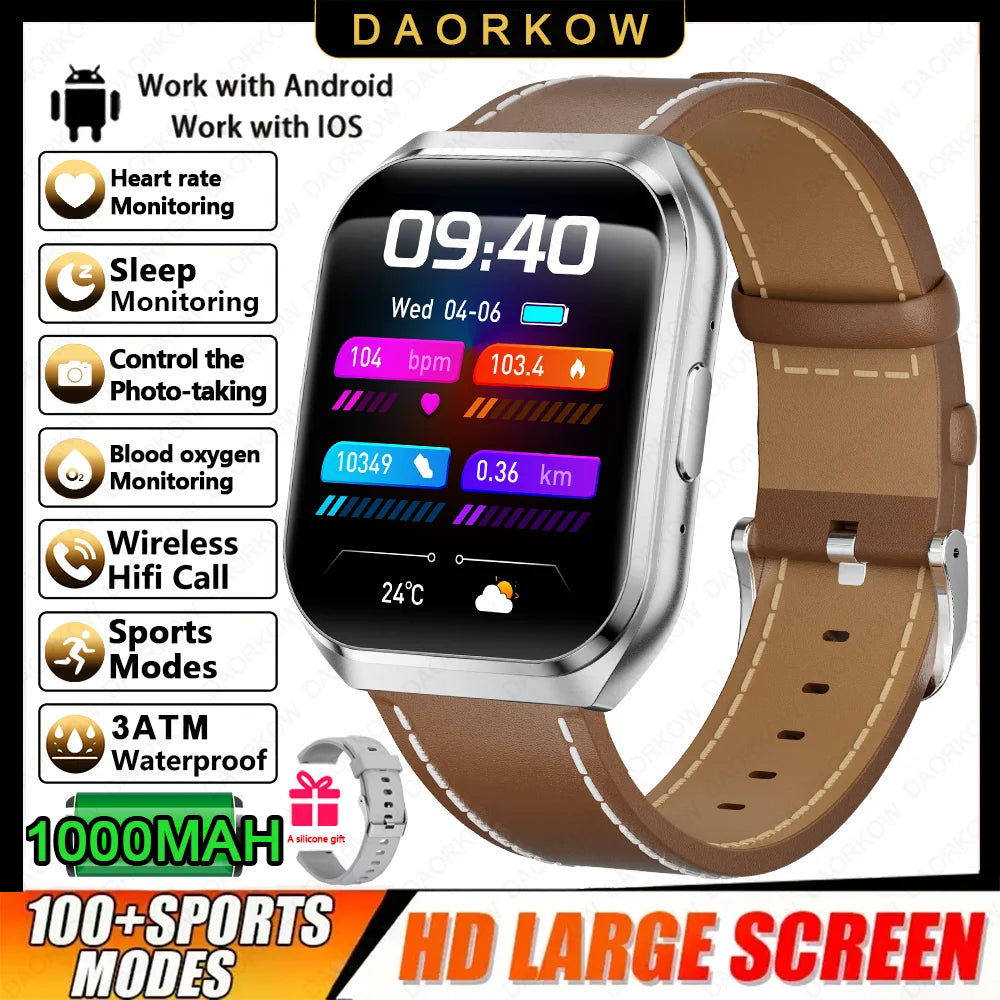 Outdoor Smartwatch – 1000mAh Long Battery Life