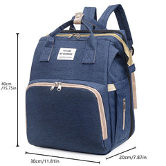 Foldable Diaper Bag Backpack – Multifunction Mommy Bag