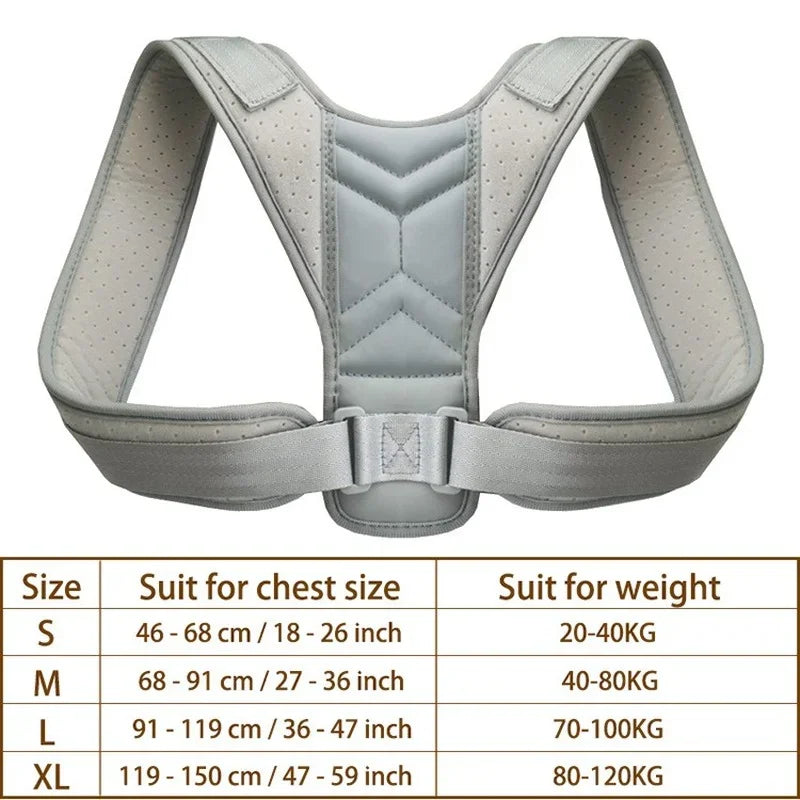 Adjustable Posture Corrector – Back & Shoulder Support Belt